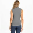 thumbnail image 6 of ANYFIT WEAR Womens Mock Turtleneck Tank Top Sleeveless SLim Fit Top Basic Solid Layer Shirt, 6 of 7
