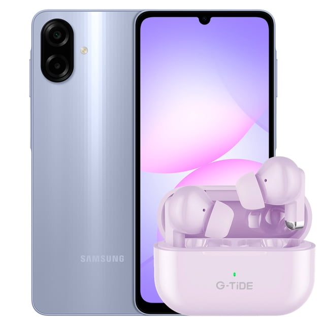 Smartphone Samsung Galaxy A07 64GB 4GB RAM Violeta + Audífonos G-Tide L22 morado