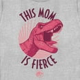 thumbnail image 2 of Women's Jurassic World T. Rex This Mom is Fierce Graphic Tee Athletic Heather 2X Large, 2 of 4