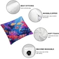 thumbnail image 4 of BCIIG Coral Reef Fish Square Pillowcase for Home Furnishing 24x24in, 4 of 5