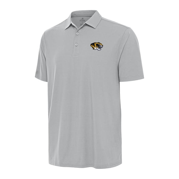Men's Antigua Gray Missouri Tigers Era Polo