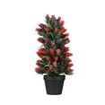 thumbnail image 1 of Artificial Plant Faux Tree Simulated Potted Plants Outdoor Indoor Plastic Pulp Flowerpot For Christmas Ornament, 1 of 10