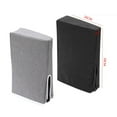 thumbnail image 5 of Housse Antipoussière Housse de Protection Étanche et Résistante aux Rayures Coque de Protection de Jeu Adaptée à la Console de Jeu Ps5 Gris, 5 of 5