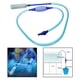 thumbnail image 5 of de cambiador de agua de acuario Herramientas de limpieza de manguera larga Flujo de lavadora de arena ajustable Bomba de sifón Tubo suave Drenador Azul Yinane Limpiador de tanques, 5 of 6