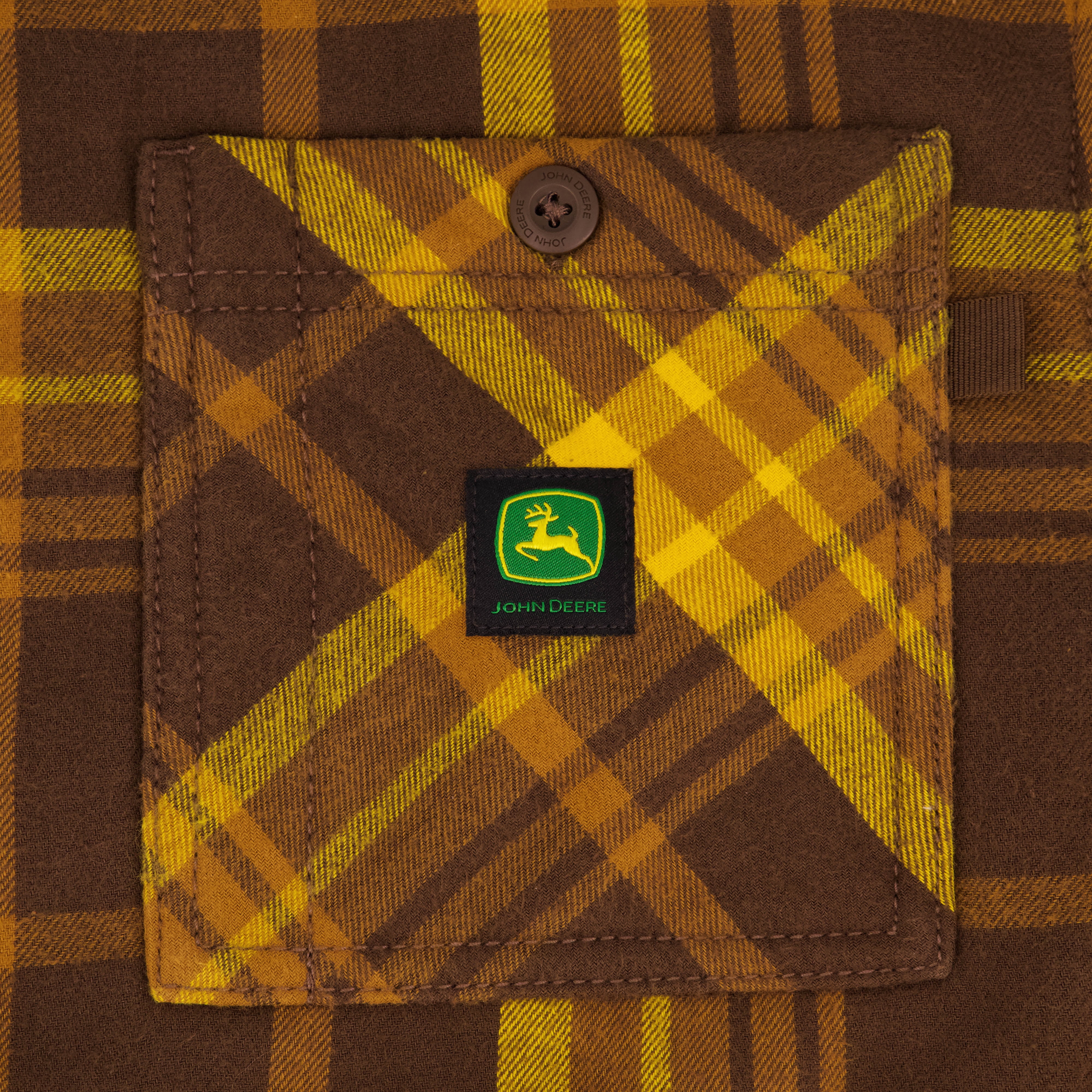 John Deere Men’s Flannel Sherpa Bonded Full Zip Jacket, Sizes S-3XL