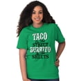 thumbnail image 4 of Raunchy Funny Tacos Tuesdays Burritos Men's Graphic T Shirt Tees Brisco Brands L, 4 of 6