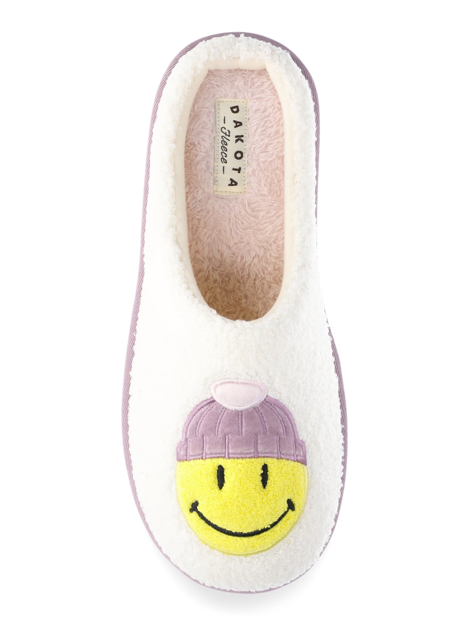 Dakota Fleece Women's Smiley Cozy Comfort Slippers