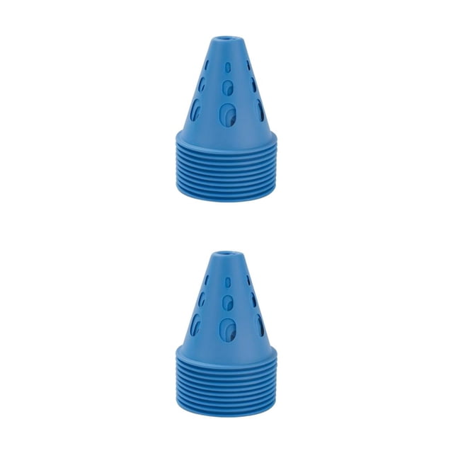 relayinert 10pack/lot Soccer Training Cone Versatile Marker For Stadium Marking And Agility Training Durable blue 2Set