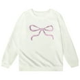 thumbnail image 1 of Sweat à Capuche à Manches Longues pour Filles avec Nœud Col Rond, 1 of 4