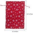 thumbnail image 4 of Falapa 2 Pack Large Santa Sacks,Knitted Cotton Stocking with Drawstrings,Reusable Designs,19.7 X 30.7 Inch Xmas Present Bag, 4 of 8