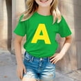 thumbnail image 2 of Huowey Toddler Children Fashion Letter Printed T-Shirt Casual Tee Comfortable Tops For Boys Girls Leisure Dailywear, 4-5 Years, 2 of 4
