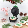 thumbnail image 3 of Dash Christmas Tree Electric Mini Waffle Maker, Non Stick, 3 of 9