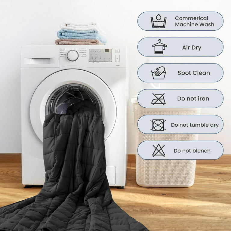 Washing Machine How To Wash A 10 Lb Weighted Blanket JUSTLET