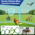 thumbnail image 2 of Sino Luban Metal Large Chicken Coop Run for 8 Chickens/Ducks, Chicken Runs for Yard with Waterproof Cover, Chicken Enclosure Chicken Pen Outdoor, Walk-in Poultry Cage (Upgrade wall Support Brace), 2 of 8