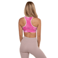thumbnail image 4 of GamerTagg Collection Women's Hot Wahed-Pink Padded Sports Bra (XS), 4 of 4
