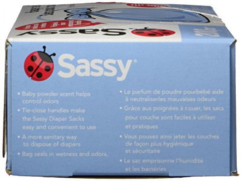 Sassy Sassy Disposable Diaper Sacks 1200Count, Blue, One Size