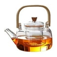 thumbnail image 4 of pitrice High Borosilicate Glass Teapot Clear Kung Fu Tea with Strainer Stovetop Safe, 4 of 9