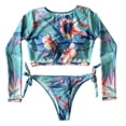 thumbnail image 2 of FcBaudy Womens Swimsuits One Piece Swimsuit Women Plus Size Swimsuit for Women Tankini Swimsuits for Women Summer Swimsuit Female Two-piece Bikini Concise Color Swimsuit Women Swimsuit, 2 of 9