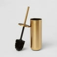 thumbnail image 4 of Brushed Brass Toilet Bowl Brush Gold, 4 of 5