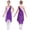Purple, variant on iiniim Kids Girls Sleeveless Shiny Sequins Lyrical Dance Dress High-Low Tulle Skirted Dancewear 6-16