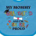 thumbnail image 4 of Inktastic My Mommy Graduated and I'm Super Proud Boys or Girls Baby Bib, 4 of 4