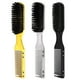 thumbnail image 1 of Peine de barba para hombre, cepillo para barba, peine de aceite, cepillo portátil para barba con mango de madera maciza, cepillo para barba, 1 of 4