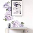 thumbnail image 1 of Pegatinas de pared Pegatinas de pared de flores de peonía morada Decoración del hogar Decoración de la sala de estar Decoración de la habitación de los niños Decoración del dormitorio, 1 of 5