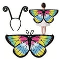 thumbnail image 1 of Cape Ailes de Papillon Mode Cosplay Cape Costume Cape avec Bandeau pour Enfants, 1 of 10