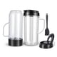 thumbnail image 1 of Tazas de Licuadora y Piezas de Repuesto de Cuchilla 6 Piezas, de 22oz con Tapa Abatible para Ir Tapas y Cuchilla para Blender Juicer, 1 of 5