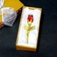 thumbnail image 4 of Mini rosa roja de cristal eterna | Rosa artificial de cristal artesanal | Regalo Feng Shui duradero para bodas | Decoración para aniversarios, cumpleaños, hogar y oficina, 4 of 5