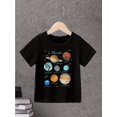 thumbnail image 1 of Boys' Casual Geometric Print T-Shirt - Soft Cotton, Stretchy & Breathable for Summer Play, 1 of 6