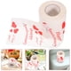 thumbnail image 2 of 1 rollo de papel higiénico impreso de un solo uso Papel higiénico de San Valentín Papel higiénico de San Valentín, 2 of 7