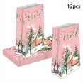 thumbnail image 4 of maskred Snowflake Christmas Gift Bag With Cute Sticker Small Christmas Gifts Beautiful Patterns Candy Gift Style 2, 4 of 6