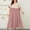 B_ Pink, variant on SMihono Women's Summer Crew Neck Casual Maxi Dress Short Sleeve Elastic A-Line Loose Fit Summer Dresses Plus Size Button Swing Dress Wine L