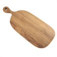 thumbnail image 3 of Tabla de pizza de madera Bandeja para hornear con asa Tabla de cortar Herramienta de cocina Unbranded JY21953, 3 of 7