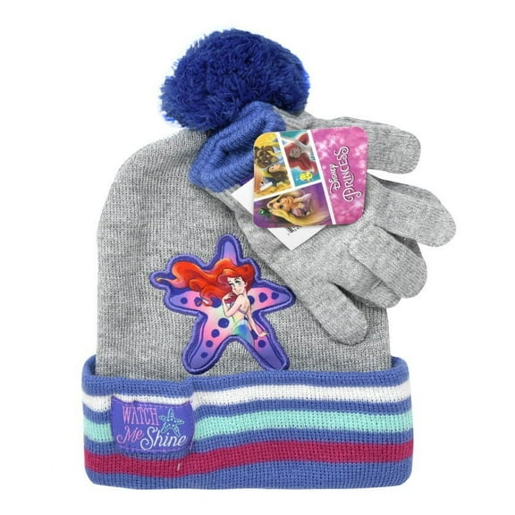 Beanie Cap - Disney - Little Mermaid Ariel Gray