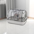 thumbnail image 6 of Mornei Small Animal Carry Cage s Carrier for Small Animals Mice Guinea Pigs Gray, 6 of 9