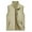 Khaki, variant on ZVNAΖH Men's Lightweight Quick Dry Outdoor Multi Pockets Cargo Vest Casual Work Fish Photo Travel Vest