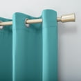 thumbnail image 2 of Sun Zero Riley Kids Bedroom Blackout Grommet Curtain Panel, 40" x 84" in Surf Blue, 2 of 7