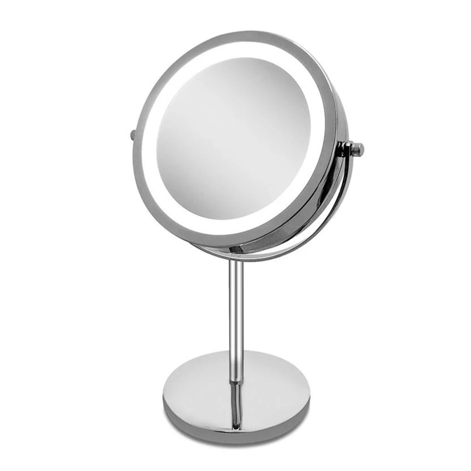 "Magnifying Lighted Makeup Mirror,DoubleSided 1x/10x Magnifying 18 LED