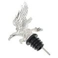 thumbnail image 6 of WHAMVOX Decorative Stopper Wine Pourer Silver Zinc Alloy 1Pc 4.4X3.3X2.6In, 6 of 8