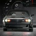thumbnail image 3 of 1:32 Dodge Challenger SRT Alloy Sports Car Model Simulation Diecast Metal Toy Muscle Car Model Sound and Light Children Toy Gift Black, 3 of 6