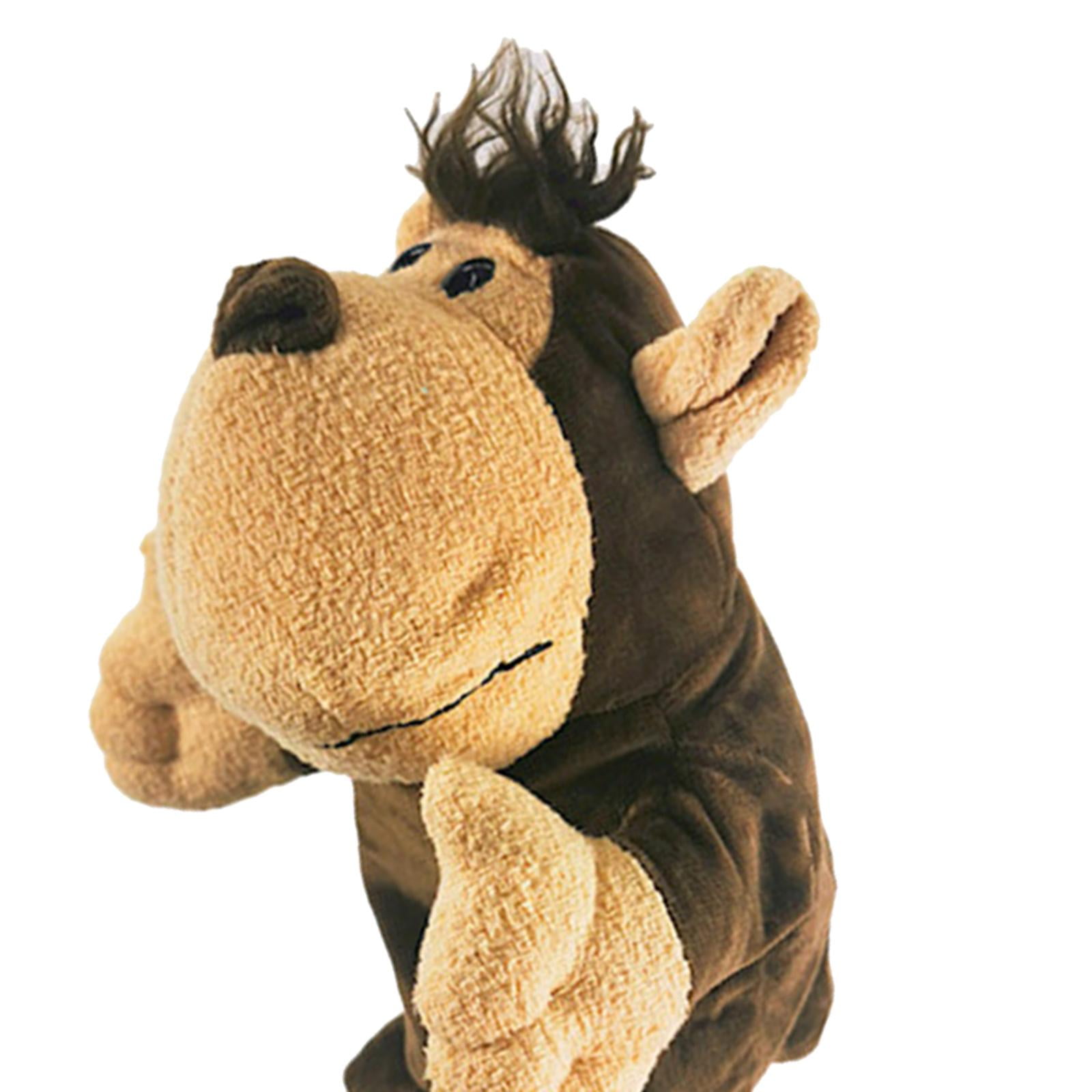 2Pcs Novelty Golf Club Headcover Cartoon Plush Animal Wood Driver Head Cover