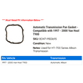 thumbnail image 2 of Automatic Transmission Pan Gasket - Compatible with 1997 - 2000 Van Hool T900 1998 1999, 2 of 2