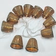 thumbnail image 4 of Outdoor Patio Decorative Lantern Rattan String Lights - 15LEDs/15FT Rattan Wire Ball Style, Battery Operated Indoor Outdoor Waterproof Patio String Light for Home Pergola Porch Party Backyard Camping, 4 of 5