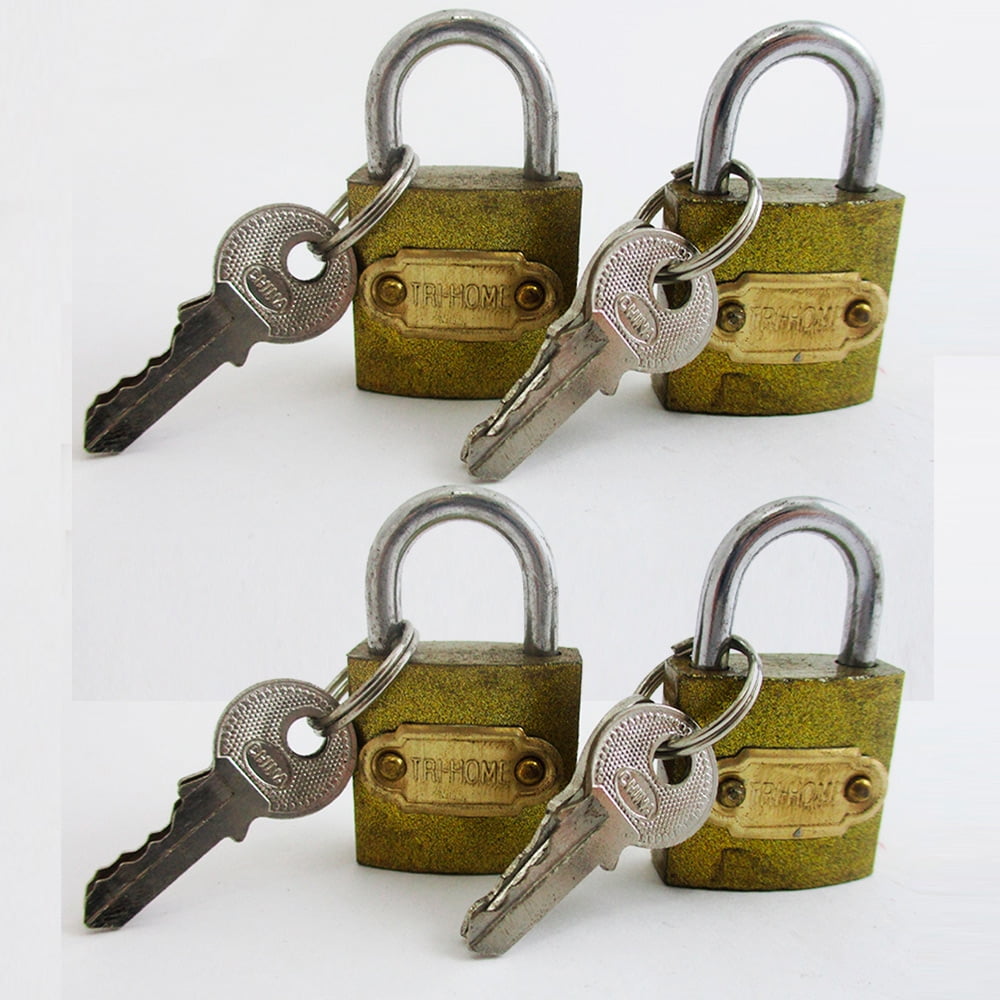 BRASS PADLOCK 2 KEYS 3 DIFFERENT SIZES WITH FREE P&P 