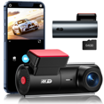 thumbnail image 1 of TOGUARD Dash Cam 4K Wifi 2160P Car Camera Mini Front Dash Camera for Cars with Night Vision 64GB SD Card, APP Control, Voice Prompt, G-Sensor, Parking Monitor, 1 of 10