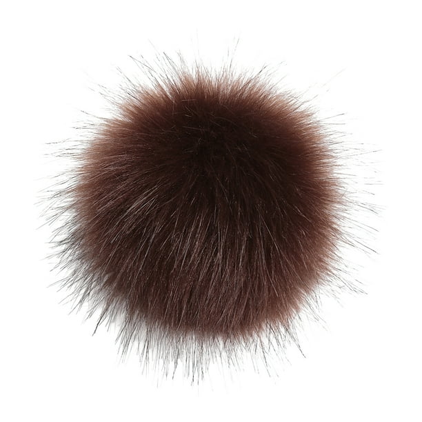 Minnieouse Delicadas artes y manualidades DIY Bola de pompones para guantes y bolsos Bola de pompones para sombreros bufandas guantes bolsos Accesorios de disfraces Café