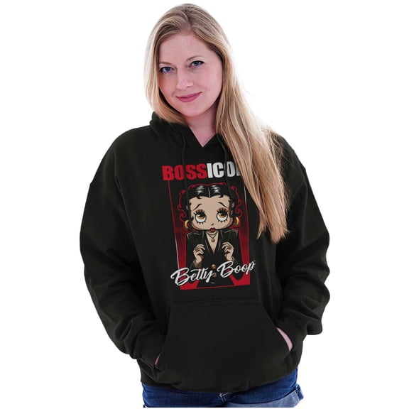 Betty Boop Mob Boss Icon Cartoon Hoodie Sweatshirt Women Brisco Brands S
