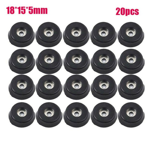 KERISTY 20 piezas de goma para patas de muebles, sillas y mesas, protectores de suelo para baldosas